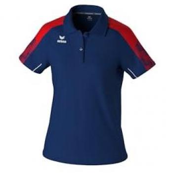 Erima Evo Star Women’s Polo – Navy & Red – 42