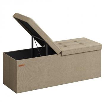 Cassapanca Lino 80L Marrone Beige