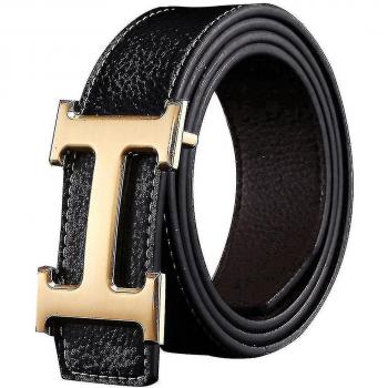 Ceinture d'affaires en cuir PU pour hommes