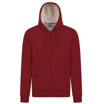 Pull à capuche zippé intégralement, revêtement intérieur