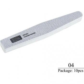 Nagelfiler Blok 10‑pack – Professioneel, 180/240 Grit, Hout, Slijpen & Polijsten