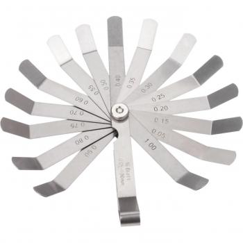DRELD 1pc Feeler Gauge 16 Blades 0.05-1.00mm