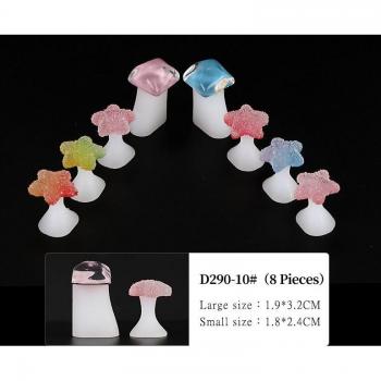8pcs Toe Separator Classic Style Soft Silicone Nail Art Tools