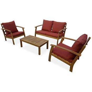 Couch Terreno Legno 4 Posti