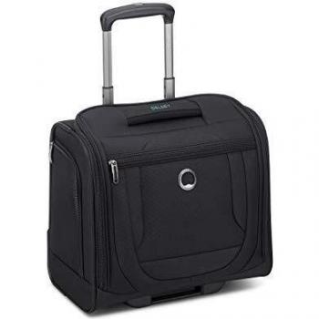 Delsey Paris Helium DLX 2-Wheel Underseater Trolley with Laptop Compartment, Black