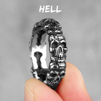Men's Stainless Steel Devil Skull Jewelry