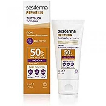 Crème solaire visage SPF50 Tacto Seda Repaskin Sesderma