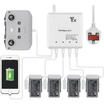 DJI Mavic Air 2 Battery Charger with Remote Controller Adapter