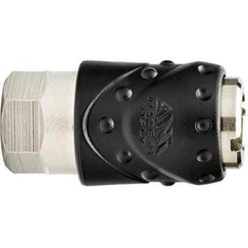 Robinet Uni‑Rapide XAN 17 C – 1/4″ avec couvercle anti‑impact en nylon
