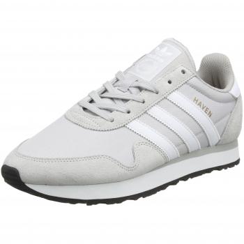 Grauer Adidas Herren Haven Trainer Low – Solid Grey / White / Clear Granite – 44 2/3 EU