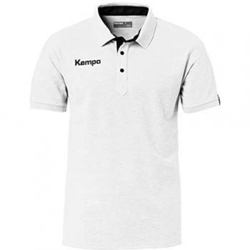Kempa Prime Kinder Poloshirt Weiß/Schwarz