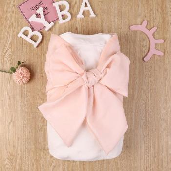 Swaddle manta de seda con lazo