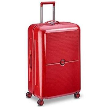 TURENNE – Valise Rigide Delsey Paris – 75 cm x 48 cm x 29 cm – 90 L – Rouge
