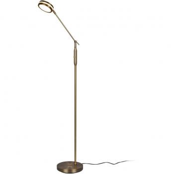 Trio Franklin LED Floor Lamp, Antique Brass, Sensor Dimmer