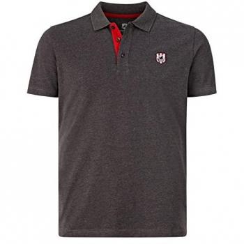 Poloshirt NISSE von Jan Vanderstorm in dunkelgrau