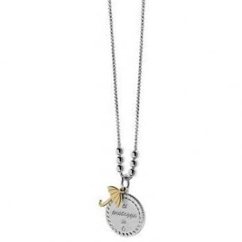 Collana COMETE LOVE TAG en Plata 925 y Zirconios