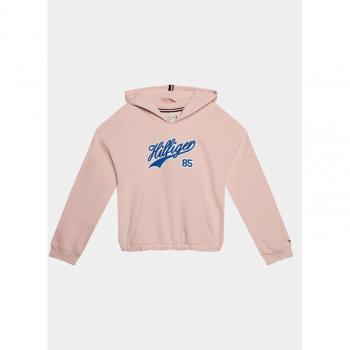 Felpa Hoodie Tommy Hilfiger Script KG0KG07721 Rosa Regular Fit