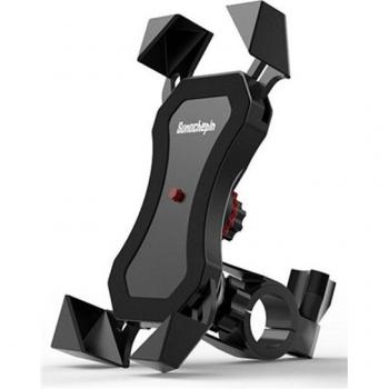 Universal Bike Phone Holder for 4-6.5 Inch Smartphones with 360-Degree Rotation
