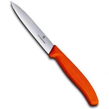 Acero Inoxidable Victorinox Cuchillo Naranja Corte Recto Afilado