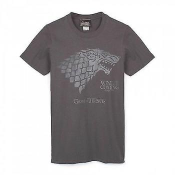 Tee Gris de los Stark: El Invierno Viene