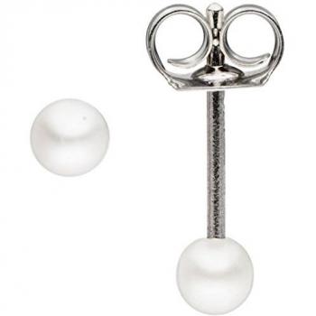 Ohrstecker aus 925er Sterling Silber und 2 Süßwasser Perlen von JOBO