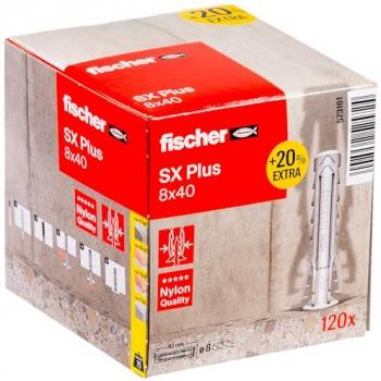 SX Plus Tassello Fischer 40 × 8 mm – 120 pezzi