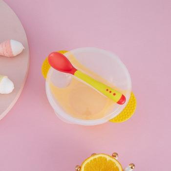 Platos de aprendizaje con tapa para niños