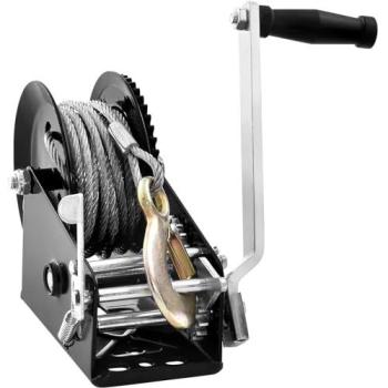 VEVOR Heavy Duty Hand Winch – 3500 lb Pulling Power, 33 ft Cable