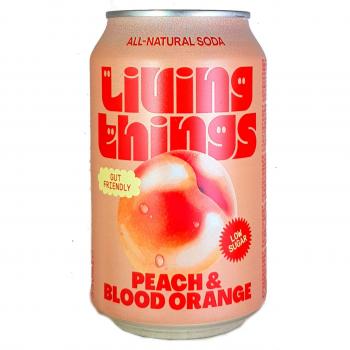 Low‑Sugar Peach & Blood Orange Wellness Soda
