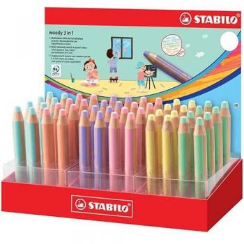 Kit créatif Woody STABILO – Crayons multi‑talents 48