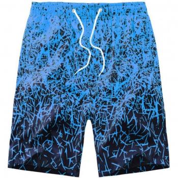 Stylish Digital Print Swim Shorts for Men