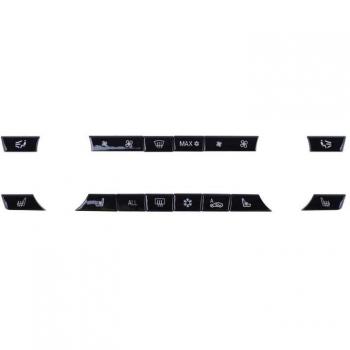 BMW A/C Heater Control Button Cap Set for X5, X6, 5 Series, 7 Series F10 F18