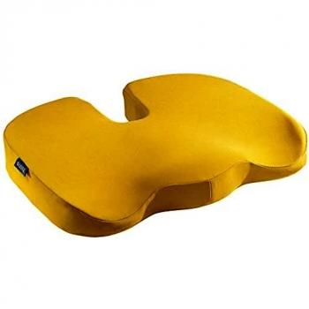 Leitz Ergo Cosy Seat Cushion 355x455x75mm Warm Yellow 52840019 LZ12955