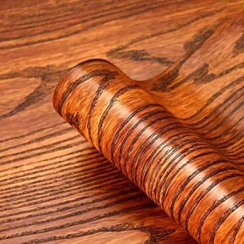 Carta da Parati Finitura Legno Marrone Hode 40x200 cm – Facile Rimozione