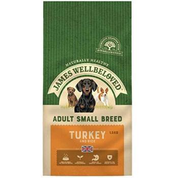 James Wellbeloved Piccola Taglia Adulto Tacchino e Riso (Marrone) – 1,5 kg