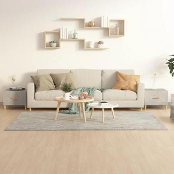 Coffee Table Smoked Oak vidaXL 50x50x40 cm Engineered Wood