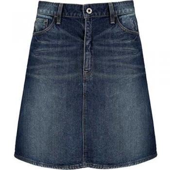 Falda G-STAR RAW 3301 A-Line, Vintage Blue Stone 8973-b379