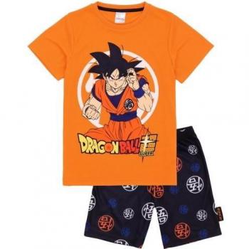 Orange Dragon Ball Z Jungen Pyjamapaket Kurzarm Goku 11/12