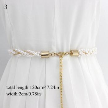 Ceinture à crochet perlé