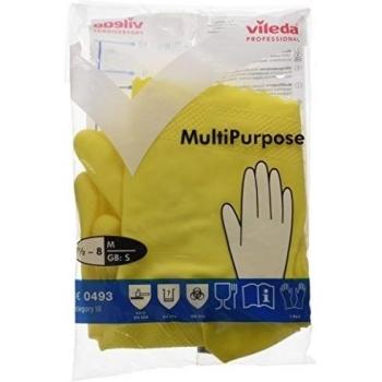 LaTexShield Vileda: Guantes Amarillos con Certificación CE