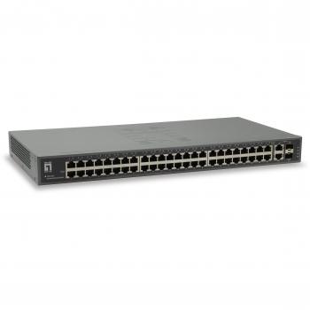 LevelOne FGU-5021 Switch de Red Fast Ethernet (10/100) Gris
