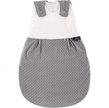 Babyschlafsack TRÄUMELAND Außenschlafsack Pünktchen grau Gr. 80/86