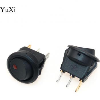 YuXi Cat Eye Rocker Switch 3 Pins ON-OFF 12V 20A