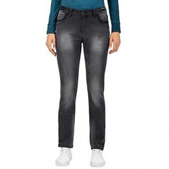 Vaqueros Timezone Womanshape Slim Tahilatz, Negro (Faded Black Wash 9062)