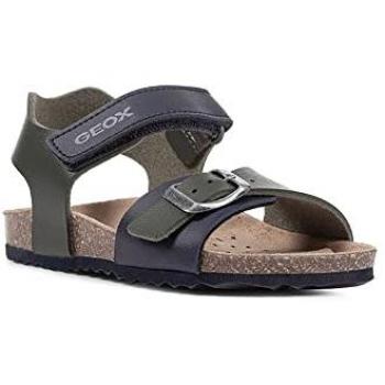 Geox Ghita B Boys Summer Sandals Green/Blue UK 4