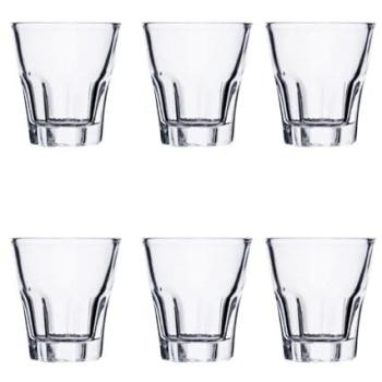 Vasos Chupito Transparentes QUID 4CL (Set de 6)