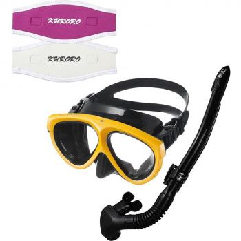 Gull Mantis 5 Black Silicone + Yellow
