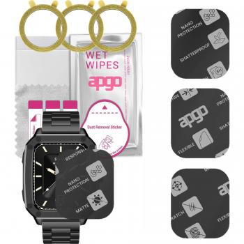 3x apgo MATTE Hybrid-Schutzfolie für BlitzWolf BW-GTC3, flexibles Nano-Glas, kratzfest