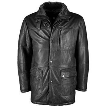 Lederjacke JCC JCC-09-703 Gr. 52, schwarz, Herren