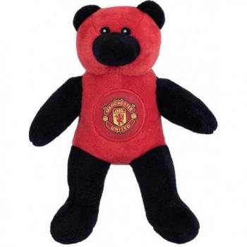 Manchester United FC Mini Teddy Bear Contraste Noir-Rouge